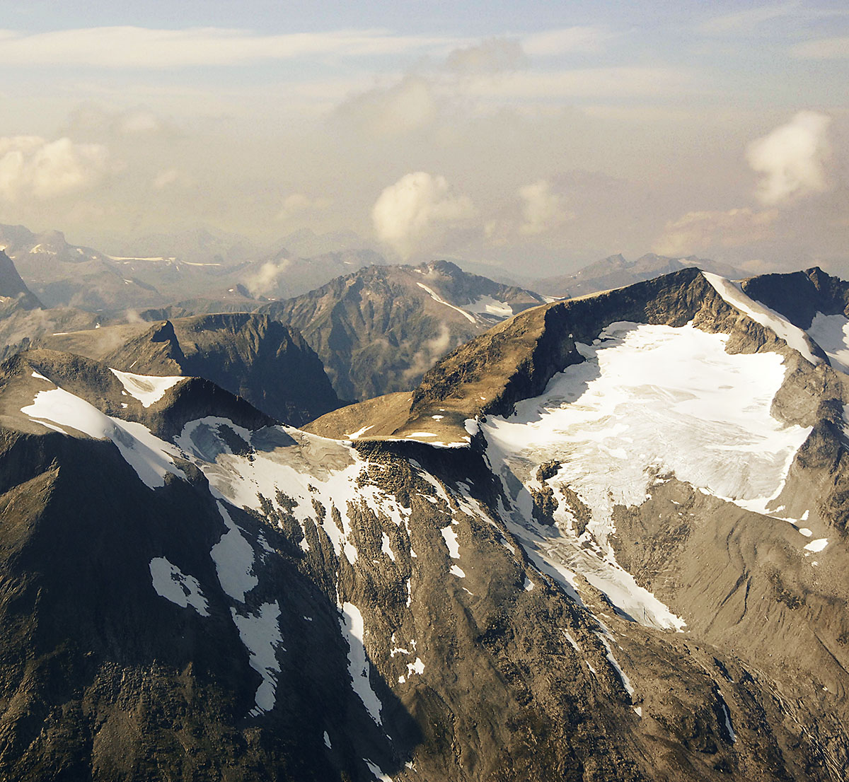 Aerial Landscape View of Romsdalen Valley Mountains, Norway.
