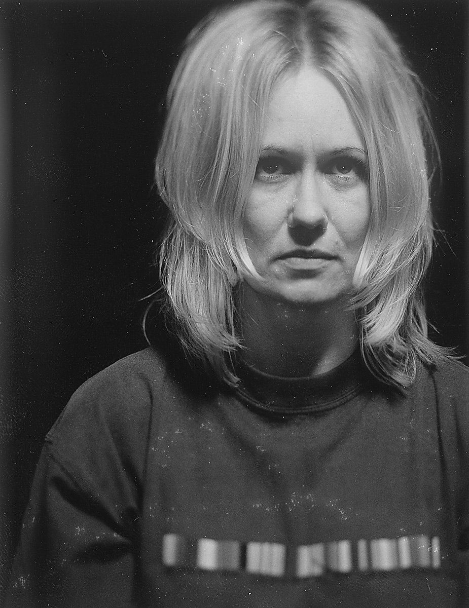 Lene Erichsen, girl looking gloomy polaroid shot