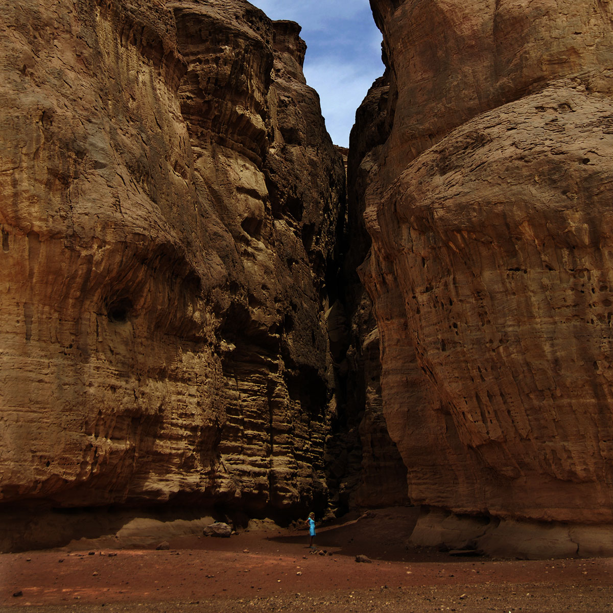 Maria Galuza, Tiny Girl at Solomon’s Pillars, Israel