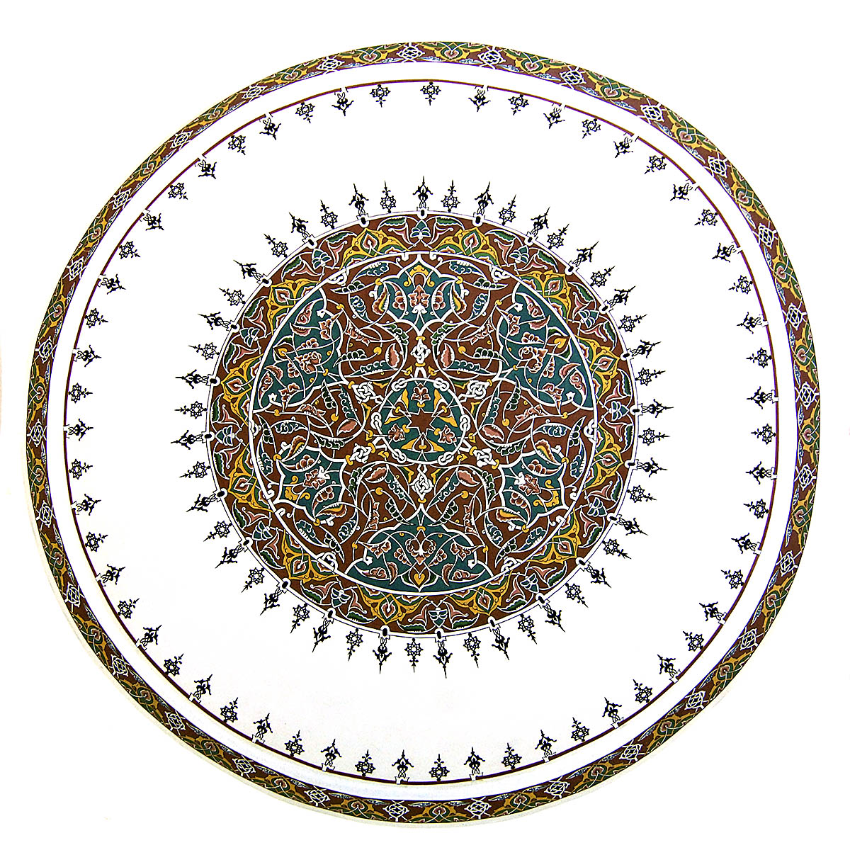 Ornament of Little Hagia Sophia Mosque Dome 1, Istanbul, Turkey.